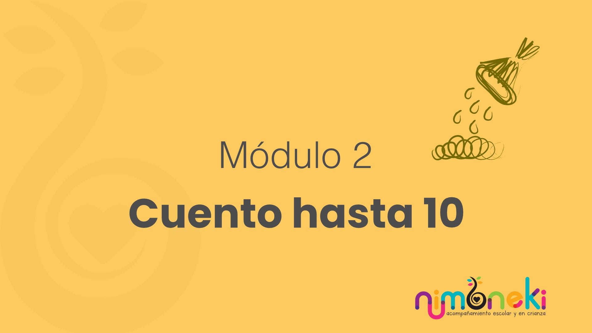 Curso Montessori Módulo 2 cuento hasta diez