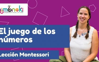 Lección Montessori Juego de los números
