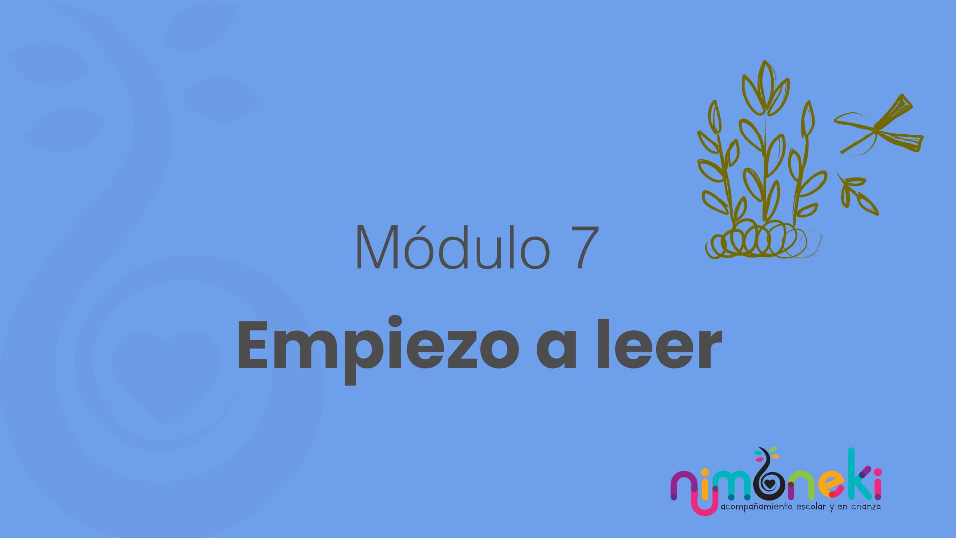 Curso Montessori Módulo 7 empiezo a leer
