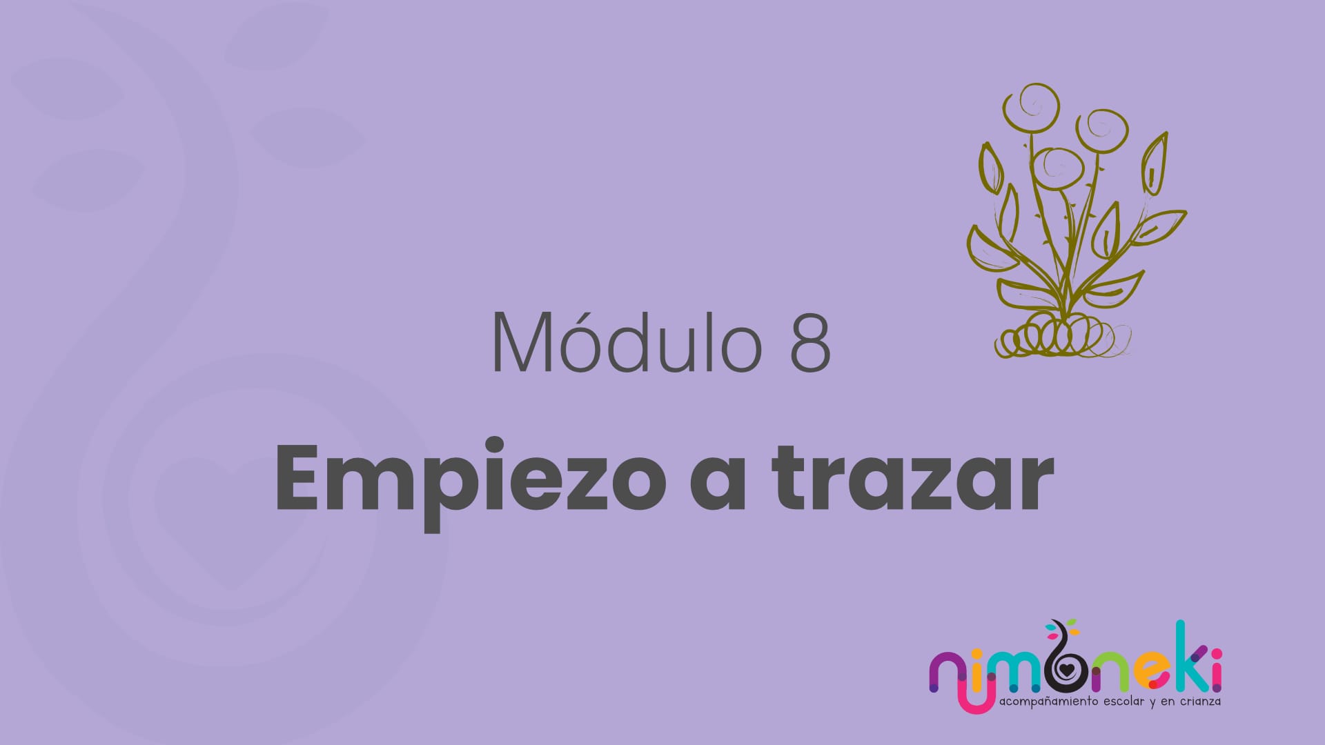 Curso Montessori Módulo 8 empiezo a trazar